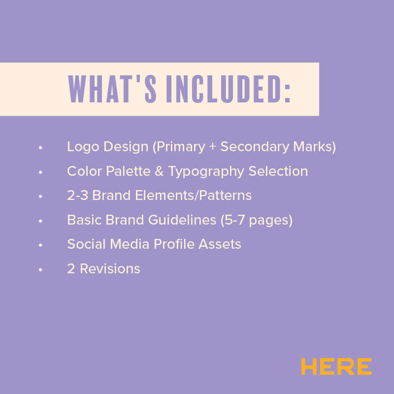 Signature Brand Experience Package